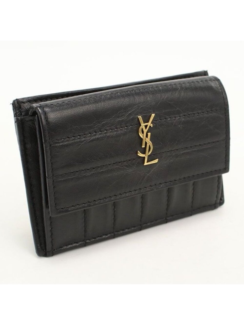 Saint Laurent Fragment Case Card Coin Calfskin - Picture 1 of 6